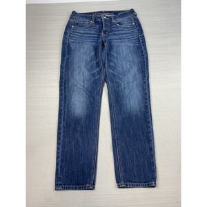 American Eagle Jeans‎ Womens 4 Hi-Rise Tomgirl Denim Button Fly